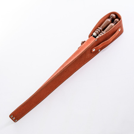 A set of skewers 670*12*3 mm in an orange leather case в Горно-Алтайске