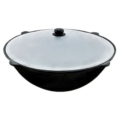 Uzbek cast iron cauldron 22 l round bottom в Горно-Алтайске