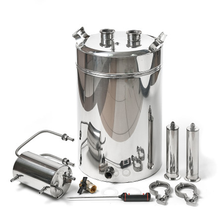 Cheap moonshine still kits "Gorilych" double distillation 20/35/t (with tap) CLAMP 1,5 inches в Горно-Алтайске